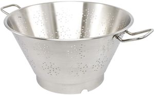 Stainless Steel Conical Colander With Hooped Base 50cm - 11456-02 - 1