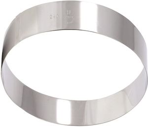 Matfer Stainless Steel Cake Ring Height 3.5cm 20cm - 11509-06 - 1