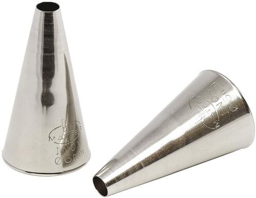 Set Of 2 Stainless Steel Round Piping Tips U 7 - 11649-16 - 1