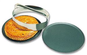 Matfer Stainless Steel Three King"s Cake Cutter With Handle 22cm - 11647-04 - 1