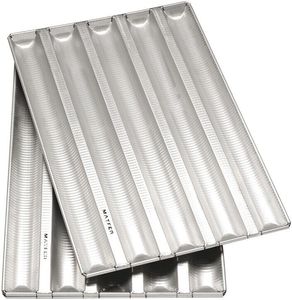 Alu-gaufer Bread Trays 600x400 5 Baguettes - 10645-02 - 1
