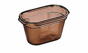 Alto Alto Plus Smoked Copolyester Gastronorm Container - Gn 1/9 Depth 10cm - 10629-18 - 1