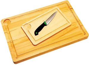 Beechwood Cutting Board With Juice Groove And Well 40x24x2cm - 10690-02 - 1