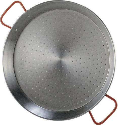 Polished Steel Paella Dish With Two Handles 28cm - 10198-03 - 1