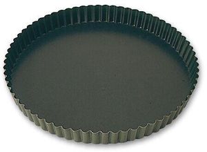 Exopan Exopan Rolled Edge Fluted Tart Tin 30cm - 10989-08 - 1