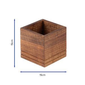 Bonzer Buffet Basket - Small - Walnut 15 x 15 x H 15 cm - 13096-01 - 3