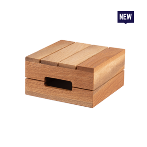 Bonzer Crate Riser - Medium - Oak 20 x 20 x H 10.5 cm - 13099-10 - 1