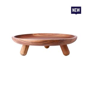 Bonzer Walnut Round Riser - Small - Ø25 x H9cm - 13111-01 - 1