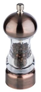 Baroque Pepper Mill Brushed Copper Finish H 15cm - 061420 - 3