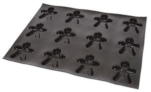 Flexipan Mould Tray 60x40 24 Gingerbread Men 7x6.5cm - 336189 - 3