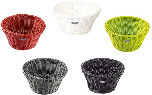 Polypropylene Bread Basket Round Ø 18cm White - 573492 - 2