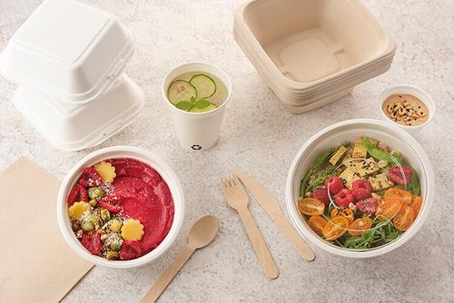 Box Of 600 (12 Bags Of 50) Round Cane Fibre Salad Bowls Without Lids Ø 155 Mm 50 Cl - 707847 - 4