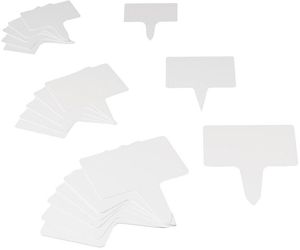 Pack Of 10 Rectangular Food Tags 8x6cm - 691112 - 1