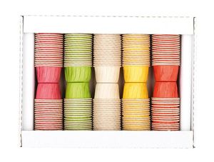 Box Of 250 Paper Liners In Assorted Colours, Ø 46 H 30 Mm 5 Cl - 923222 - 1