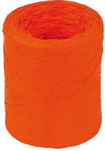 200 M Reel Of Polypropylene Raffia 15 Mm, Orange - 952105 - 1