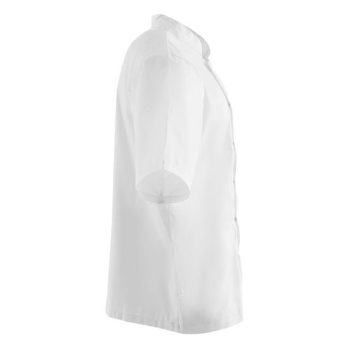 Whites Boston Unisex Chef Jackets Short Sleeve White L (5 Pack) - SA823 - 4