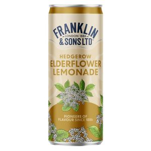 Franklin & Sons Hedgerow Elderflower Lemonade Cans 250ml (12 Pack) - KA845 - 1
