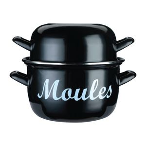 KitchenCraft World of Flavours Mediterranean Large Mussels Pots - JM612 - 1