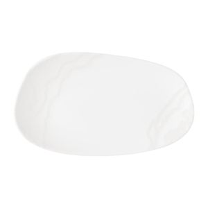Churchill Tide Organic Oblong Plates White Opal 260x150mm (12 Pack) - JM052 - 1