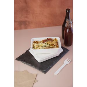 Vegware Nourish Moulded Fibre Takeaway Trays 500ml (500 Pack) - JK378 - 3