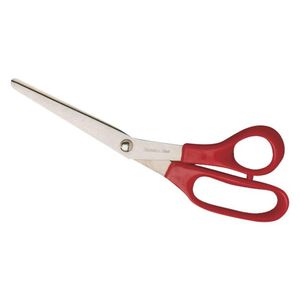 Scissors - St.St Red Plastic Handled Bulk - 2216BLK - 1