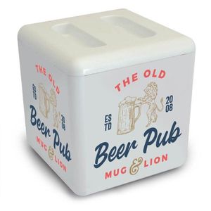 Custom Branded Square Ice Bucket (4 Litre) - Pantone Matched - C6248 - 1