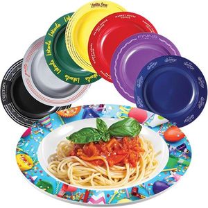 Custom Branded Reusable Plastic Plate (23cm) - C1428 - 1