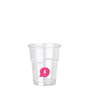 Custom Branded Disposable Plastic Smoothie Tumbler (250ml/8oz) - C2369 - 1