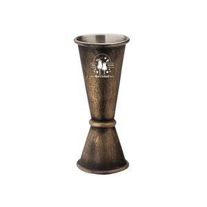 Custom Branded Vintage Copper Jigger (25/50ml) - C6684 - 1