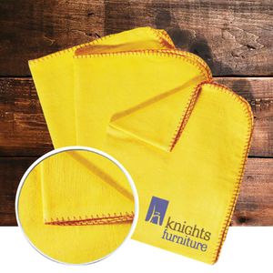 Custom Branded Yellow Duster (50x45cm) - C1291 - 1