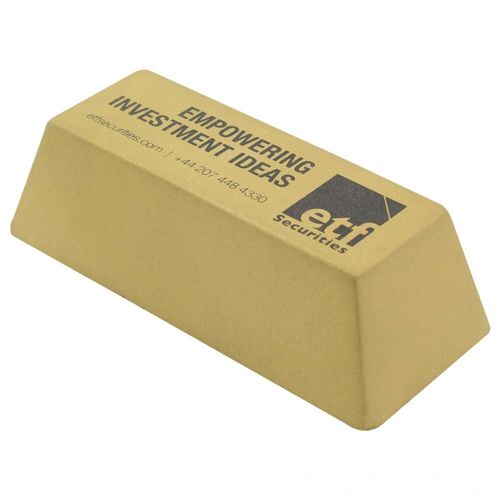 Custom Branded Stress Gold Bar - S0641 - 2