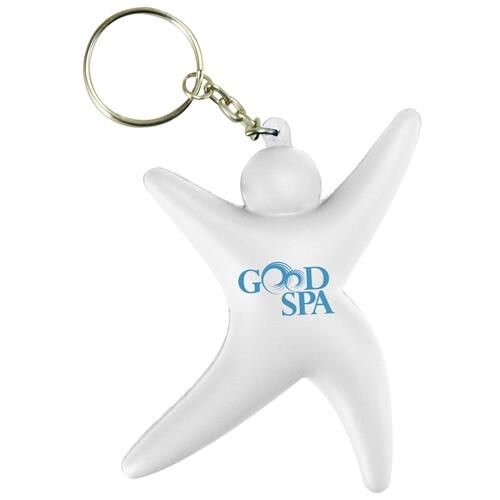 Custom Branded Stress Gymnast Keyring - S0075 - 1