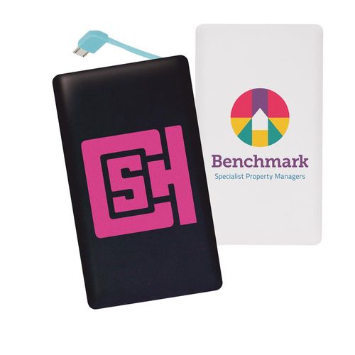Custom Branded Power Bank with Integrated Cable - E0037 - 3