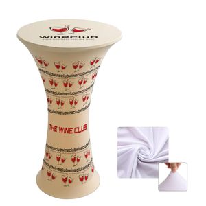Custom Branded Bar Poseur Stretch Tablecloth - C7194 - 1