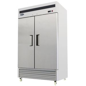 Atosa MBF8187GR Double Door Bottom Mounted Gastronorm Upright Fridge, 1300 Litres - MBF8187GR - 1