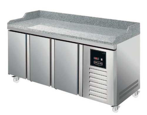 Sterling Pro Green SPI-7-180-30-GR 3 Door Granite Fridge Counter, 452 Litres - SPI-7-180-30-GR - 2
