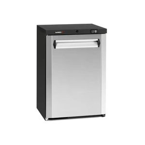 Gamko LG3-150LCS Maxiglass Low Height Stainless Steel Door Bottle Cooler, 125 Litres - LG3-150LCS - 1