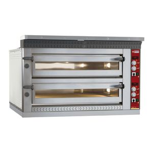 Diamond LD8/35-N Electric Twin Deck Pizza Oven, 2 x 4 350mm Pizzas - LD8-35-N - 1