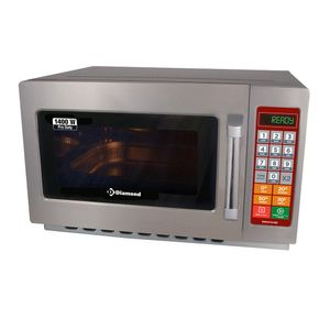 Diamond DW3414-DE Stainless Steel Microwave, 1400W - DW3414-DE - 1