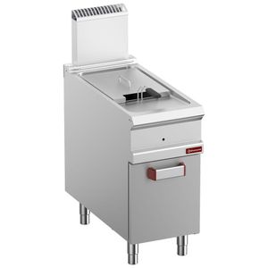 Diamond G9/F18A4-N Single Basket Freestanding Gas Fryer on Closed Cupboard - G9-F18A4-N - 1