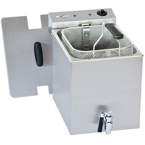 Diamond WR-FES8-RV Single Basket Countertop Electric Fryer, 8 Litres - WR-FES8-RV - 1
