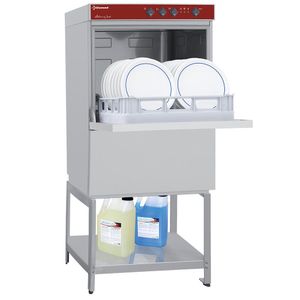 Diamond 051D/6M_BD/F-S 500mm Basket Frontloading Dishwasher on Open Understorage, 18 Plates - 051D-6M_BD-F-S - 1