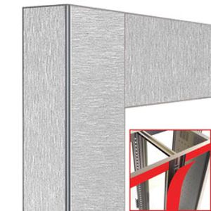 Diamond DE53-U-AS Deco Junction 2X530Lt. Satin Steel- Magnetic - DE53-U-AS - 1