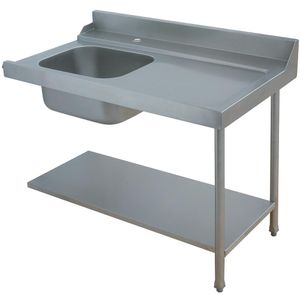 Diamond DLV-D12 Right Hand Side Pre-Wash Table (All Models) - DLV-D12 - 1