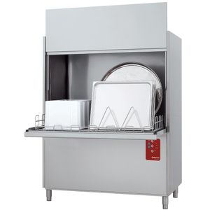 Diamond DP32L/8P Pot & Utensil Washer with Break Tank, 24 Baskets/hour - DP32L-8P - 1
