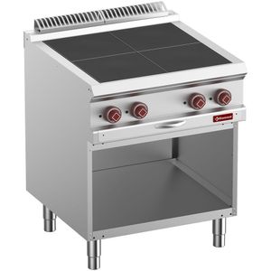 Diamond E7/4SPA7-N 4 Stove Freestanding Electric Range Cooker on Neutral Open Cupboard, 10kW - E7-4SPA7-N - 1