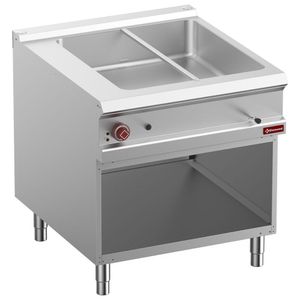 Diamond E9/BMA8-N Freestanding Electric Bain Marie on Neutral Open Cupboard, 8 x 1/3 GN - E9-BMA8-N - 1