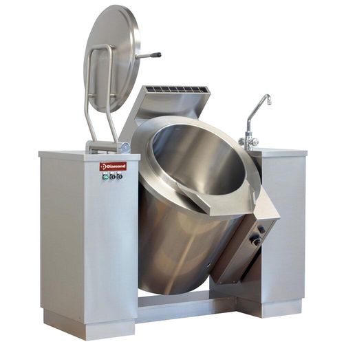 Diamond GMB/150I-LIQ Gas Indirect Heating Tilting Boiling Pan, 150 Litres - GMB-150I-LIQ - 1