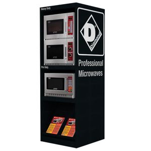 Diamond MEB-3D Presentation Furniture 3 Micro-Waves - Black - MEB-3D - 1
