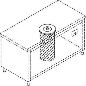 Diamond S80/SAC Heating Lift For Plates (With Cover), Capacity 50-60 Diam. 190-260 Mm - S80-SAC - 1
